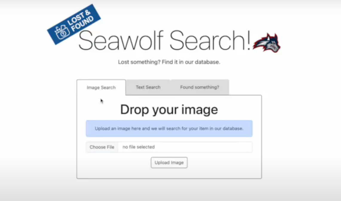 Sean Erfan AI Seawolf Search Lost and Found Hackathon 